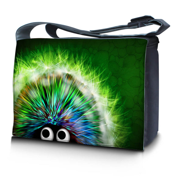 Laptop Padded Compartment Shoulder Messenger Bag Carrying Case – Hedgehog