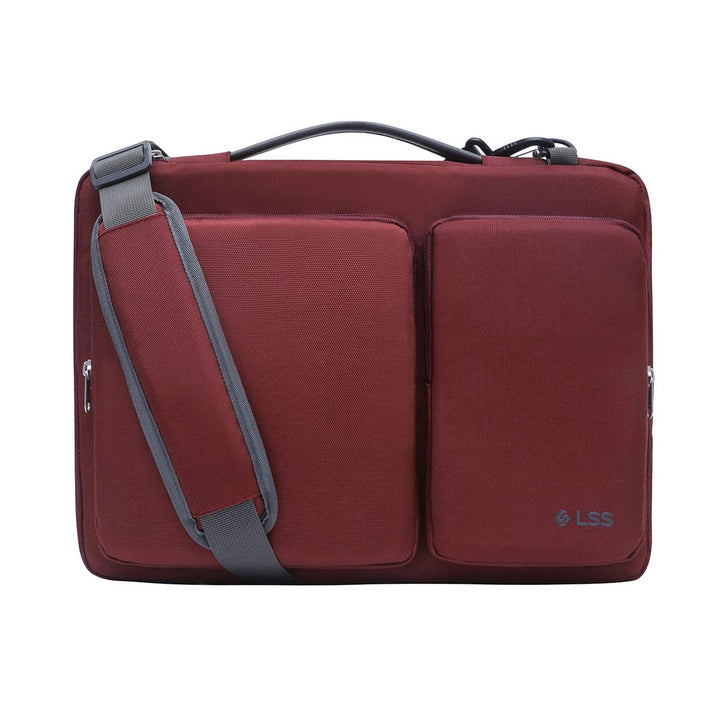laptop sleeve with shoulder strap - Red