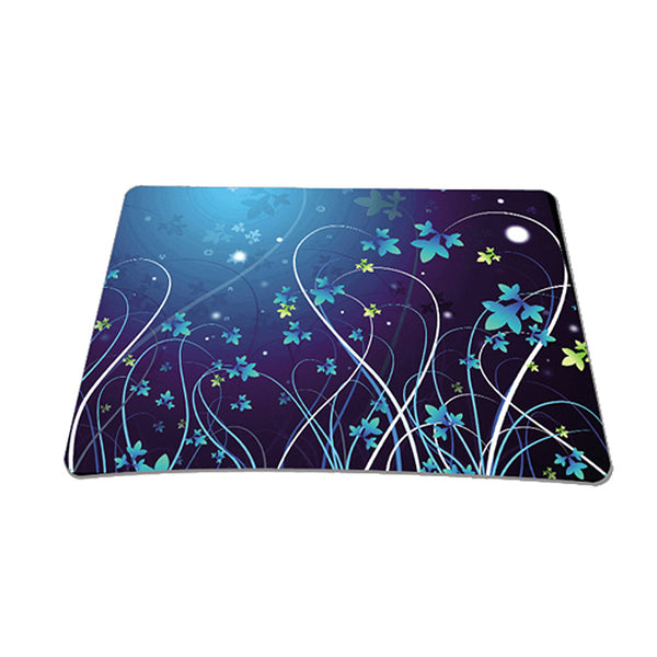 Standard 9 x 7 Inch Mouse Pad – Blue Floral