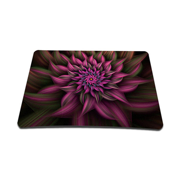 Standard 9 x 7 Inch Mouse Pad – Purple Floral Flower