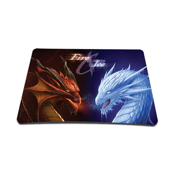 Standard 9 x 7 Inch Mouse Pad – Fire & Ice Dragons