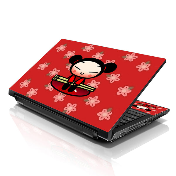 Laptop Notebook Skin Decal with 2 Matching Wrist Pads - Chinese