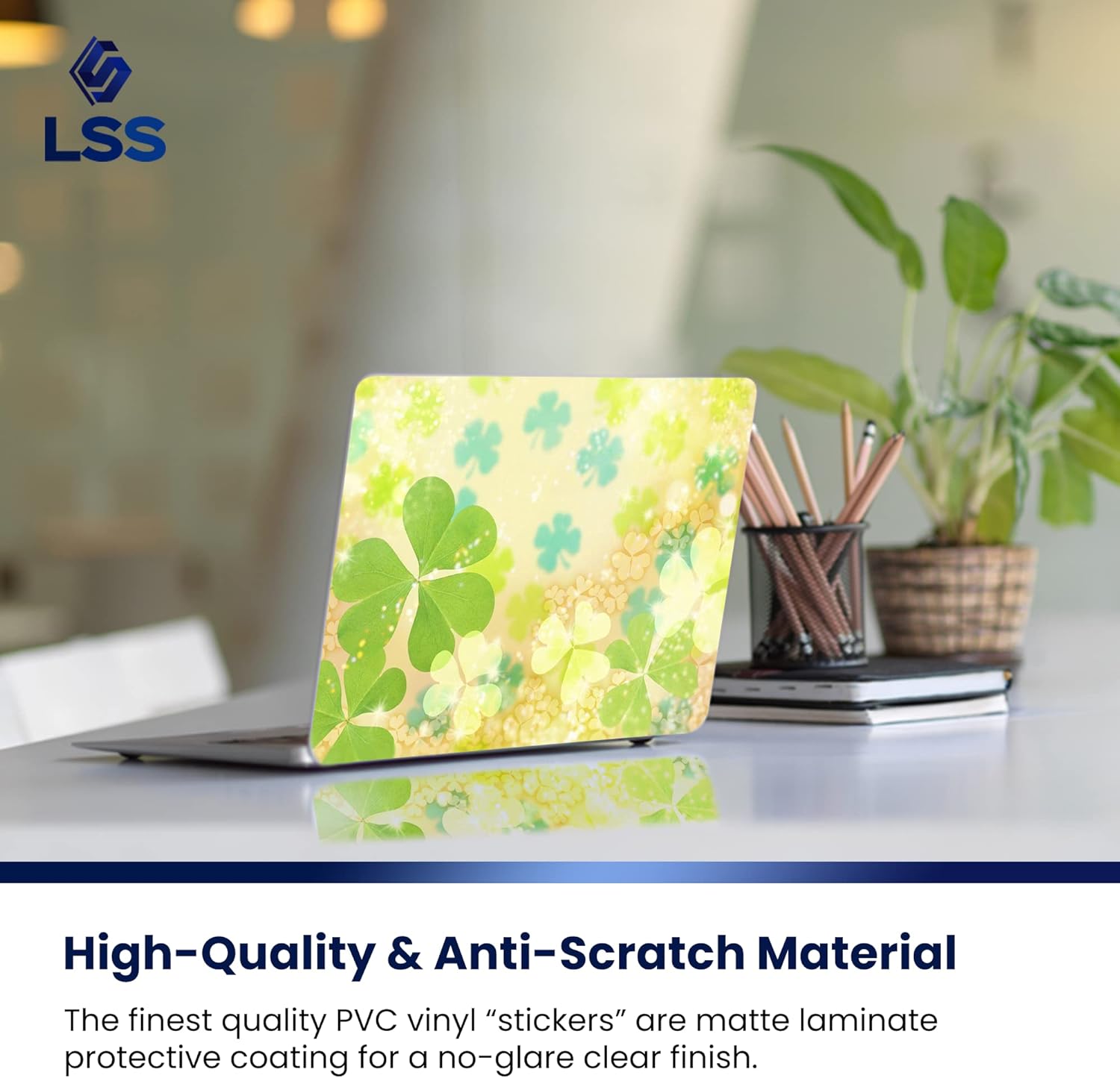 Laptop Notebook Skin Decal with 2 Matching Wrist Pads - Irish – Laptop ...