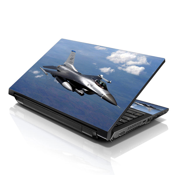 Laptop Notebook Skin Decal with 2 Matching Wrist Pads - Plane