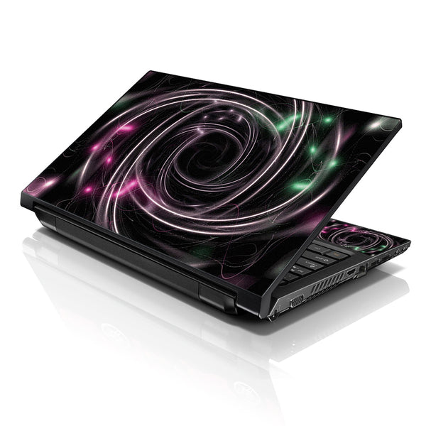 Laptop Notebook Skin Decal with 2 Matching Wrist Pads - Tornado Effect