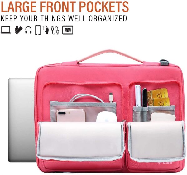 Laptop Case Sleeve Computer Bag Pockets Shoulder Strap Carry Handbag – Laptop Skin Shop