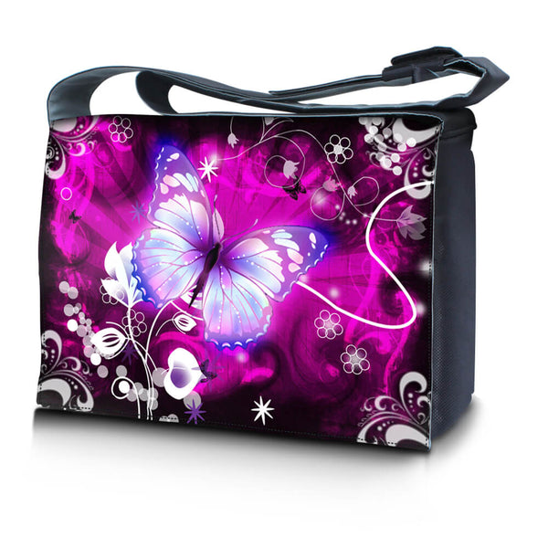 Laptop Bag - Butterfly Purple