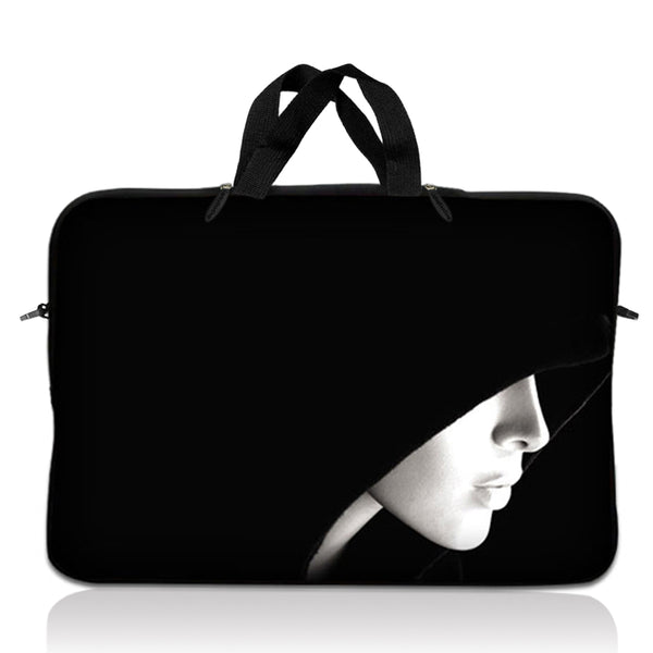 Laptop Notebook Sleeve Carrying Case with Carry Handle – Lady in Hood
