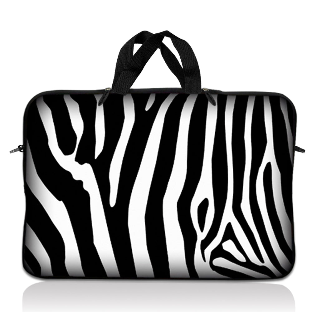 Zebra Print Laptop Notebook Sleeve Carrying Case with Carry Handle ...