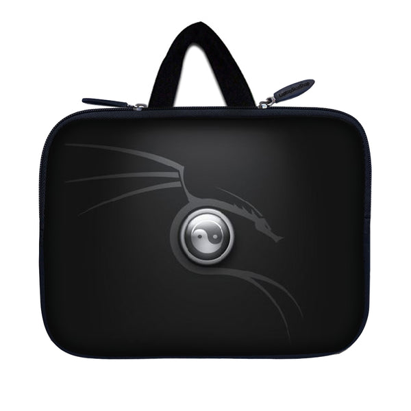 Tablet Sleeve Carrying Case w/ Hidden Handle – Ying Yang Black