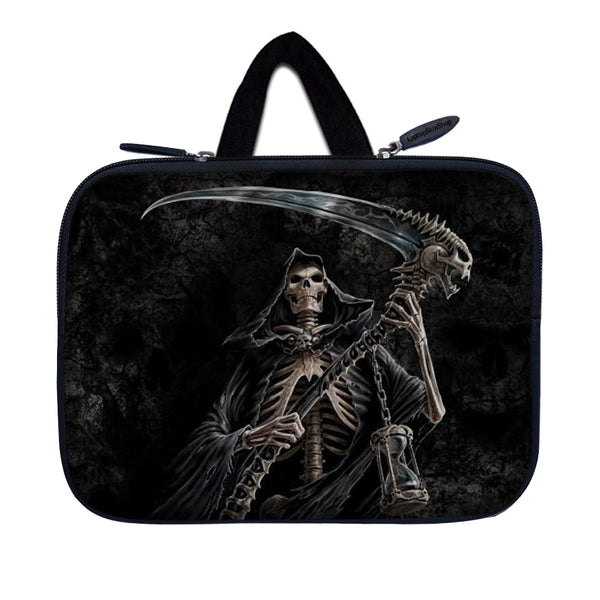 Tablet Sleeve Carrying Case w/ Hidden Handle – Reaper Skull