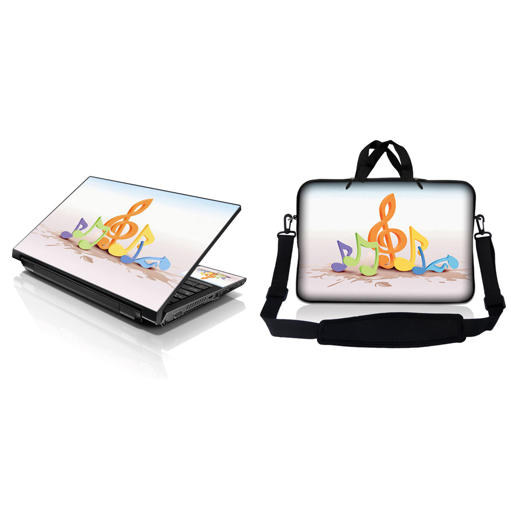 Musical Notes Laptop Sleeve & Skin Combo Pack – Laptop Skin Shop